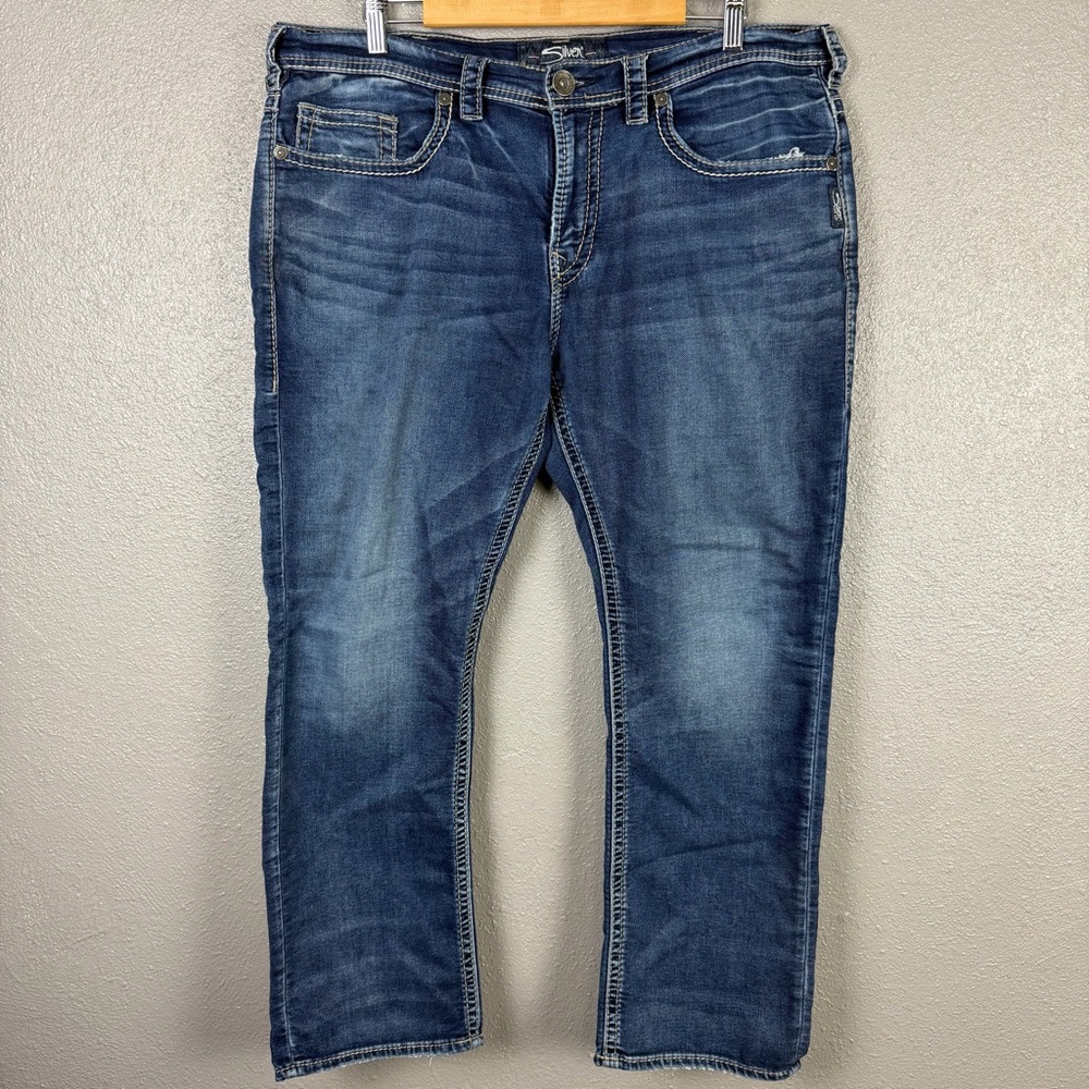 Silver Jeans Co Grayson Jeans Mens 36x30 (38x29 Actual) Relaxed Fit Straight Leg